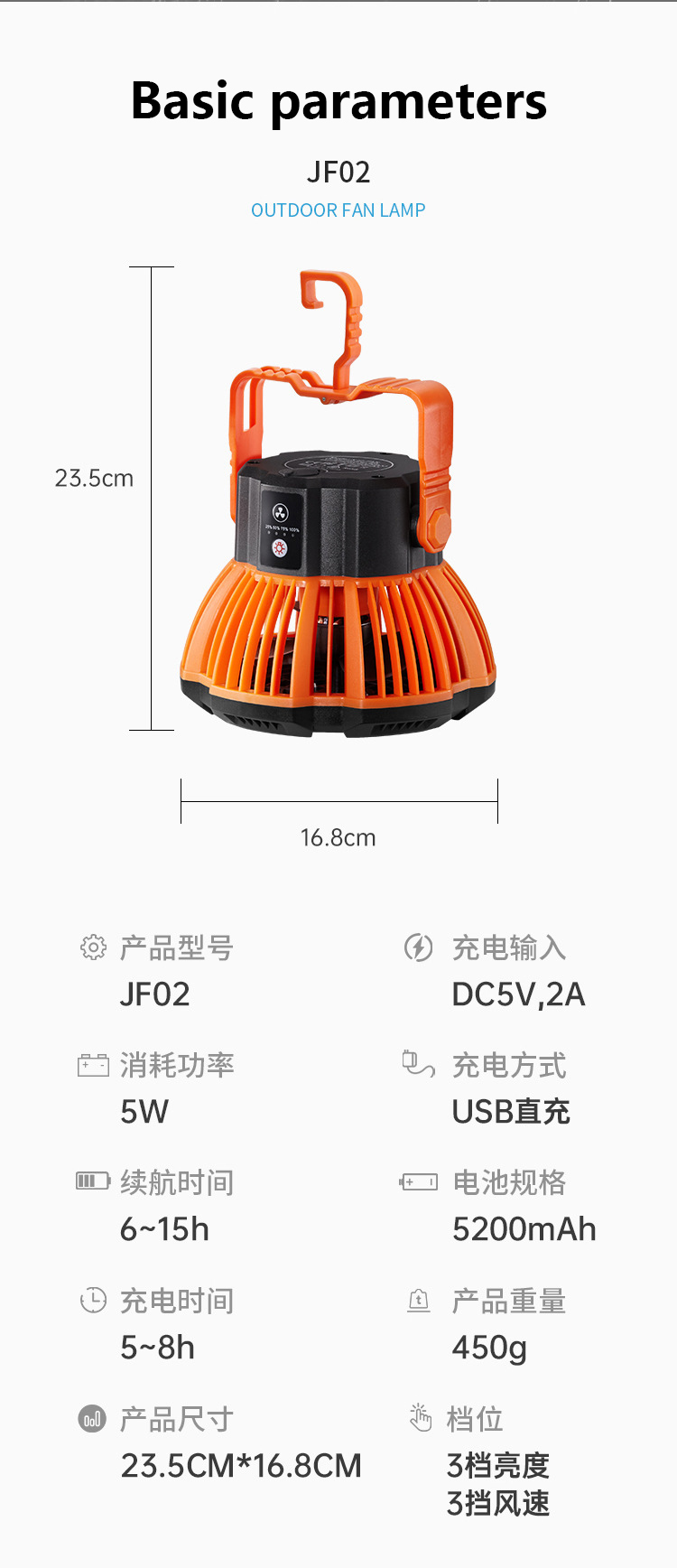 Cheap Goat Tents 5200mAh Camping Fan With LED Light Remote Control USB Rechargeable Camping Adjustable Light Tent Travel Portable Cooler Fan Lamp   